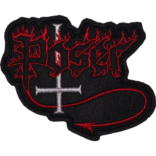 a metalhead parody patch poser, possessed