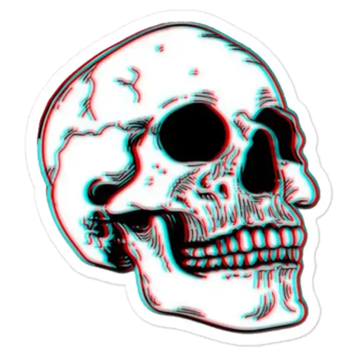 Skull Sticker