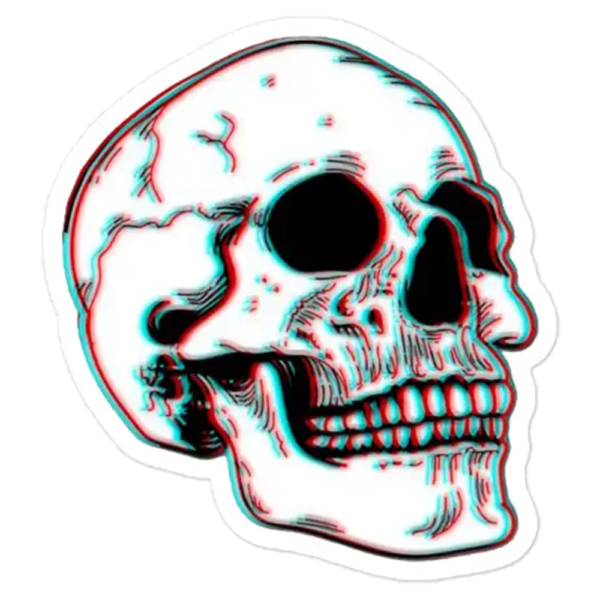 Skull Sticker
