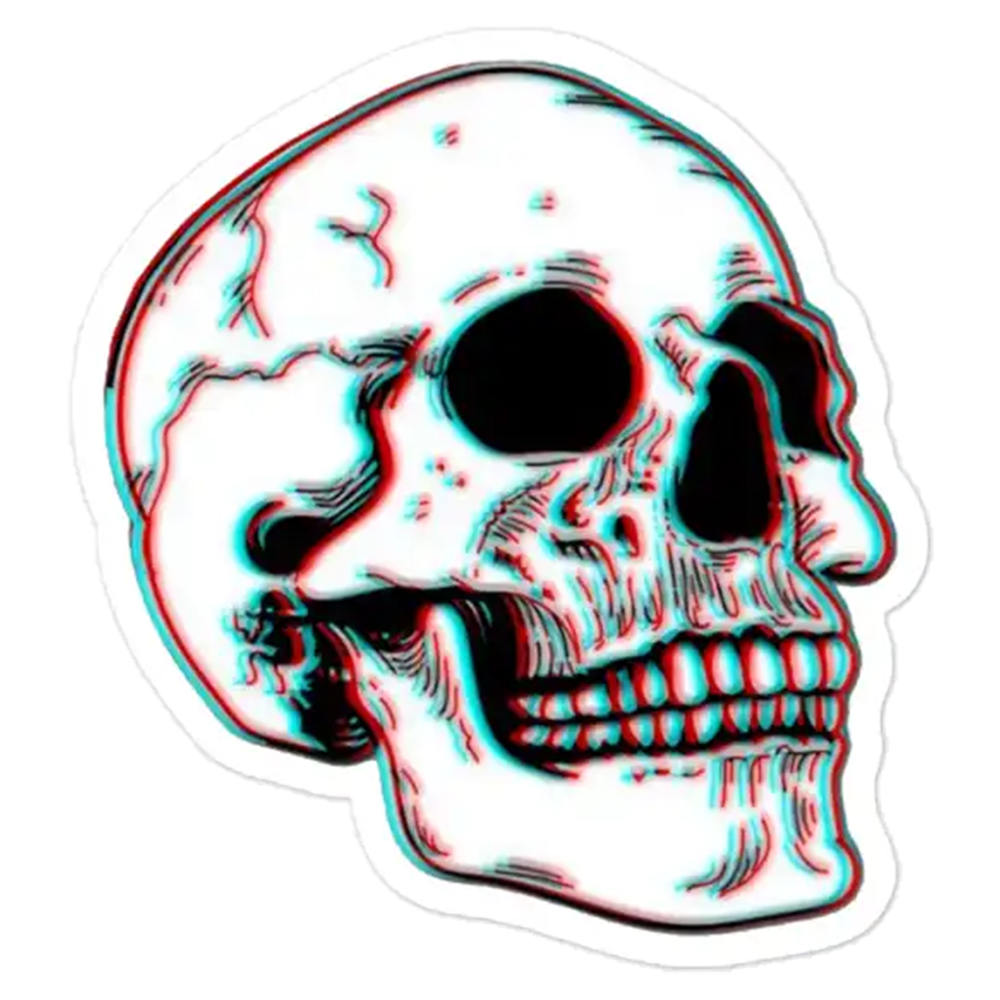 Skull Sticker